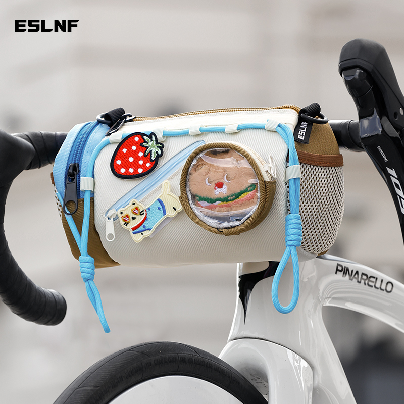 Cycling Commuter Bag - ESLNF Large-capacity Bicycle Bag Cartoon Velcro