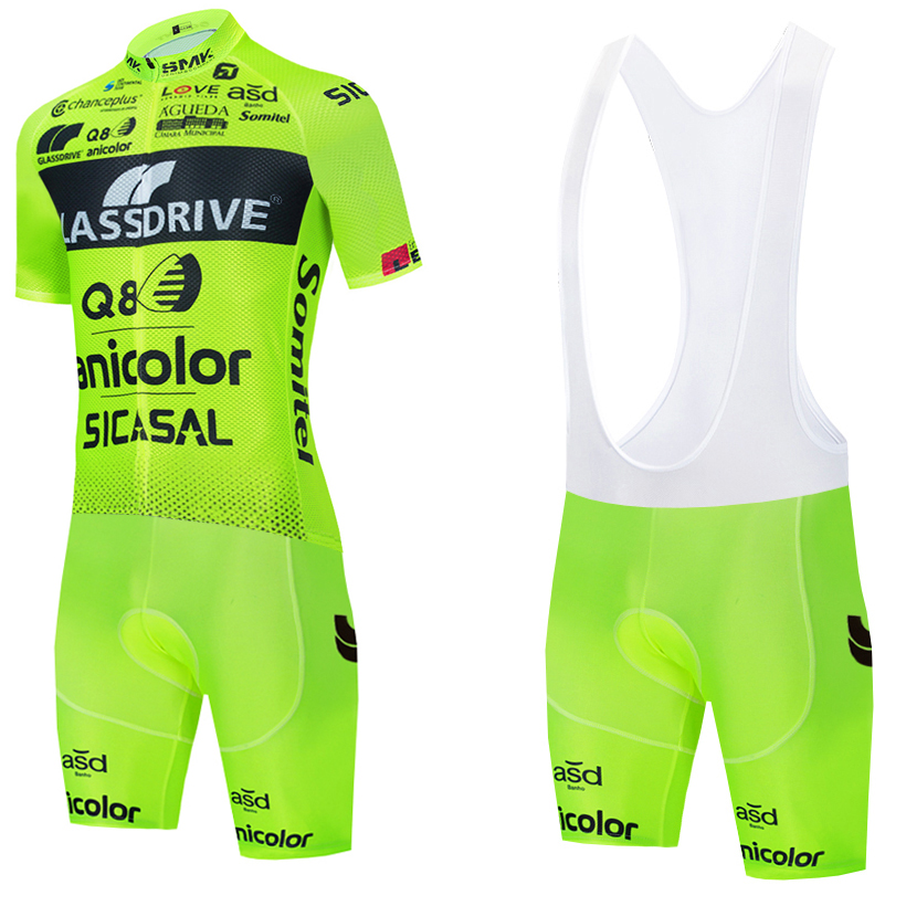 Cycling Commuter Shorts - Fluor Yellow Cycling Jersey GLASSDRIVE Team