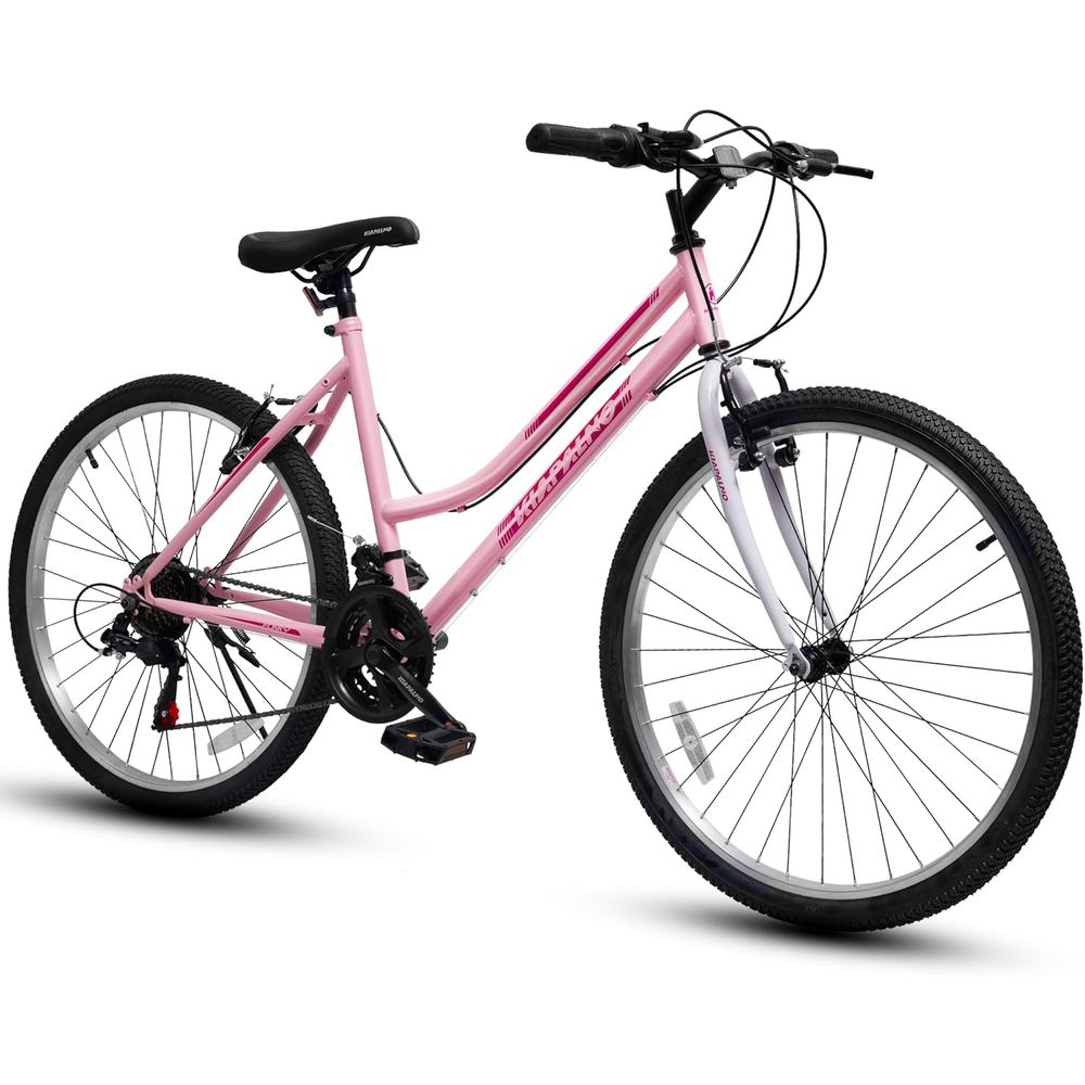 Cycling Commuting - 21-Speed 24/26 Inch Women's Mountain Bike