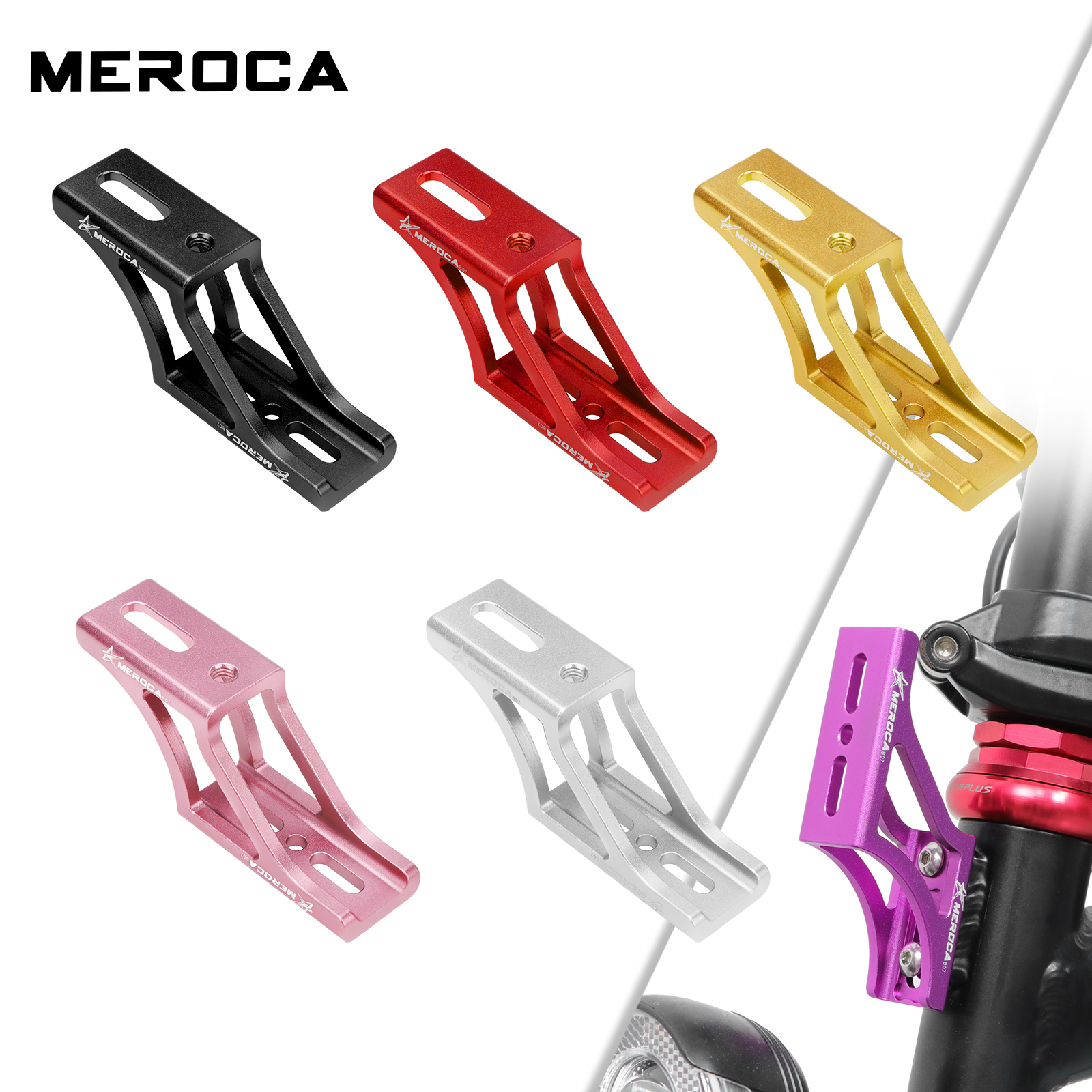 Cycling Commuter Bag - Meroca Folding Bicycle Front Bag Raised