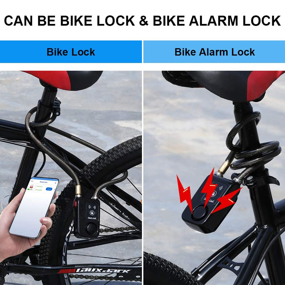 Bluetooth Smart Bike Lock Wate - Chain Lock Combination บทวิจารณ์และราคา