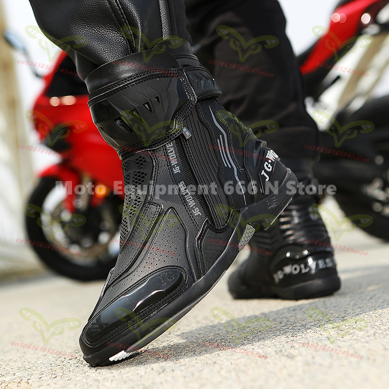 Summer New Motorcycle Boots An - Cycling Shoes For Commute บทวิจารณ์และราคา