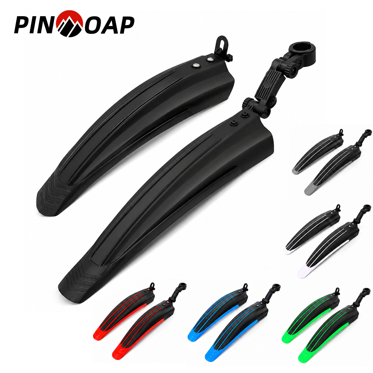 PINMOAP 2PCS Bicycle Mudguard  - Cycling Commute Rain บทวิจารณ์และราคา