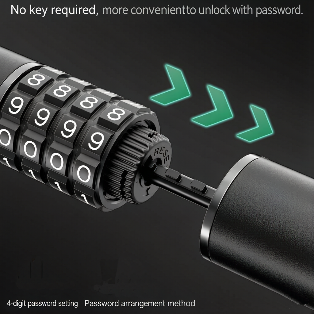 Steel Cable Helmet Lock for Bi - Chain Lock Combination บทวิจารณ์และราคา