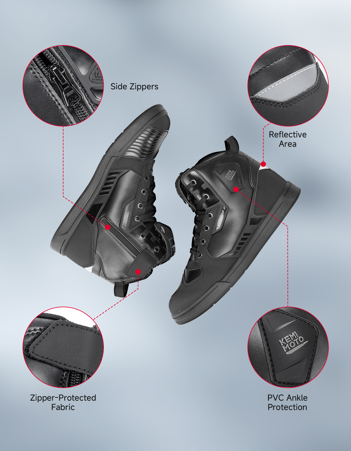 KEMIMOTO Men's Motorcycle Ridi - Cycling Shoes For Commute บทวิจารณ์และราคา