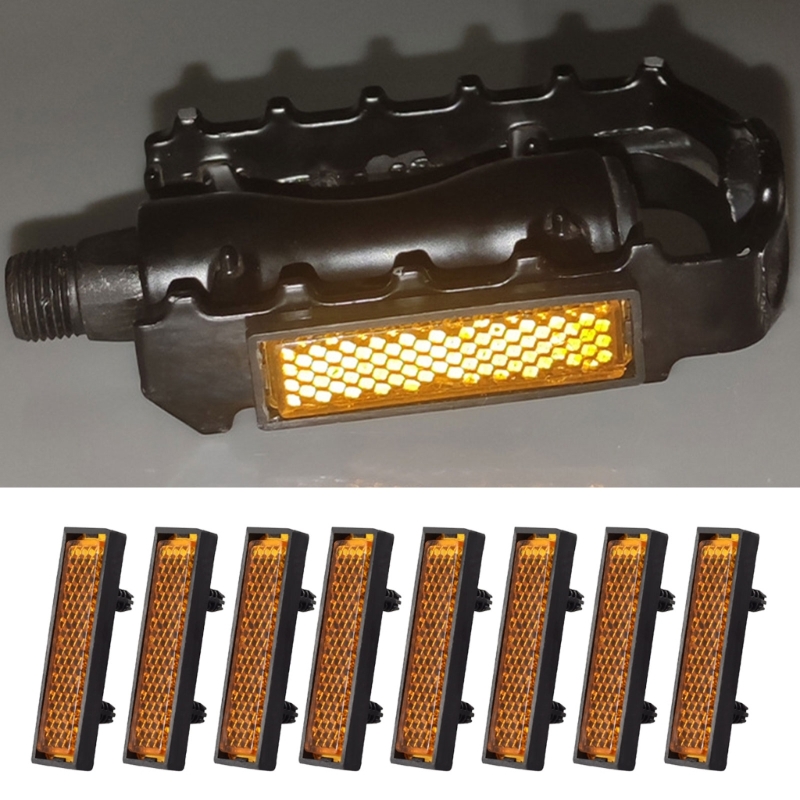 8Pcs/Set Pedal Reflector Reinf - Spoke Reflector Set บทวิจารณ์และราคา