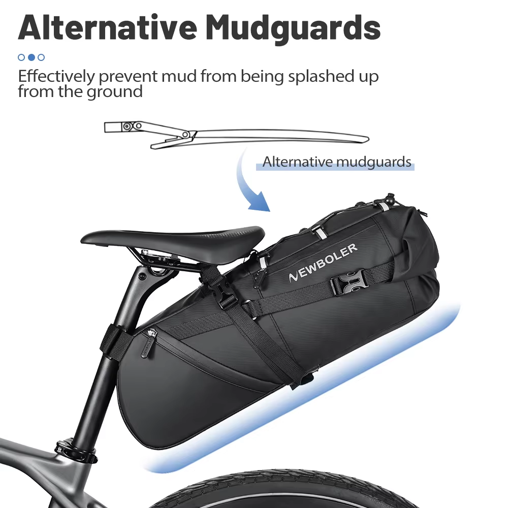 NEWBOLER 18L Bike Saddle Bag W - Cycling Commuter Backpack Waterproof บทวิจารณ์และราคา