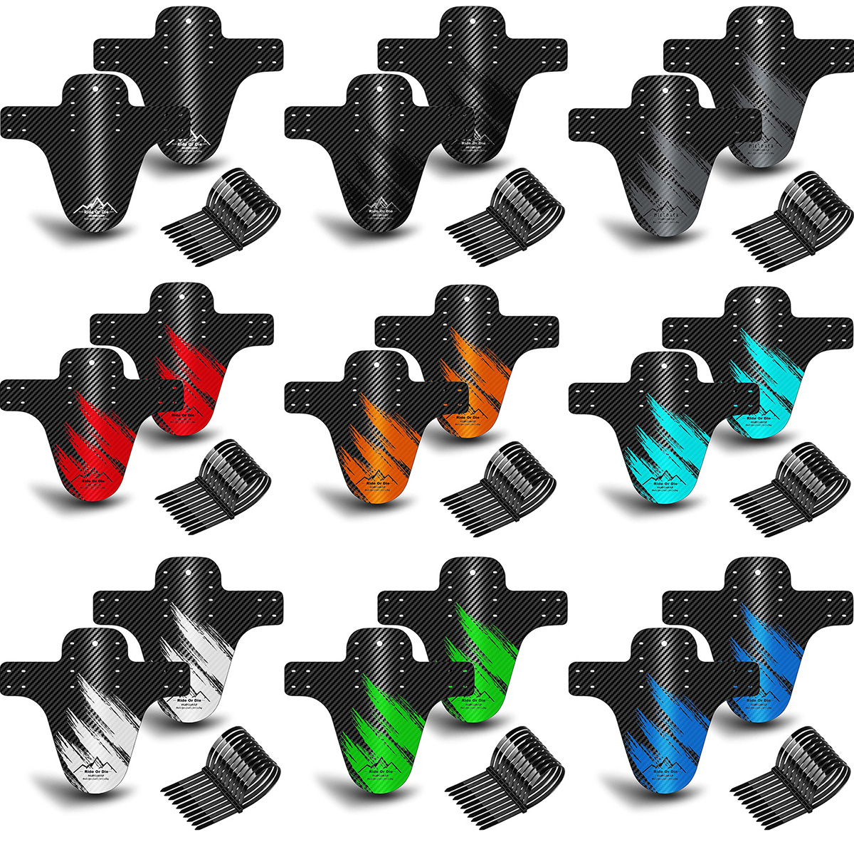 2PCS/Set Bicycle Fender Mounta - Fender Mudguard Set บทวิจารณ์และราคา