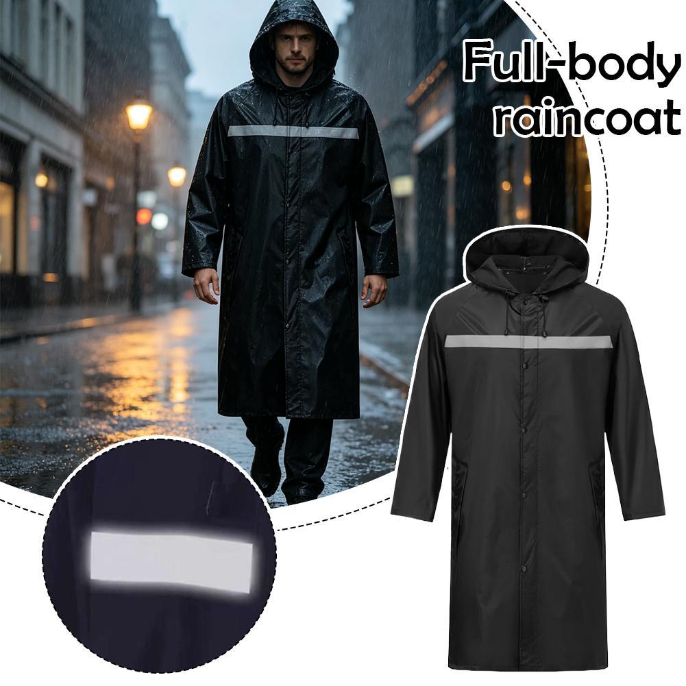 Unisex Full-Body Raincoat with - Cycling Commute Rain บทวิจารณ์และราคา