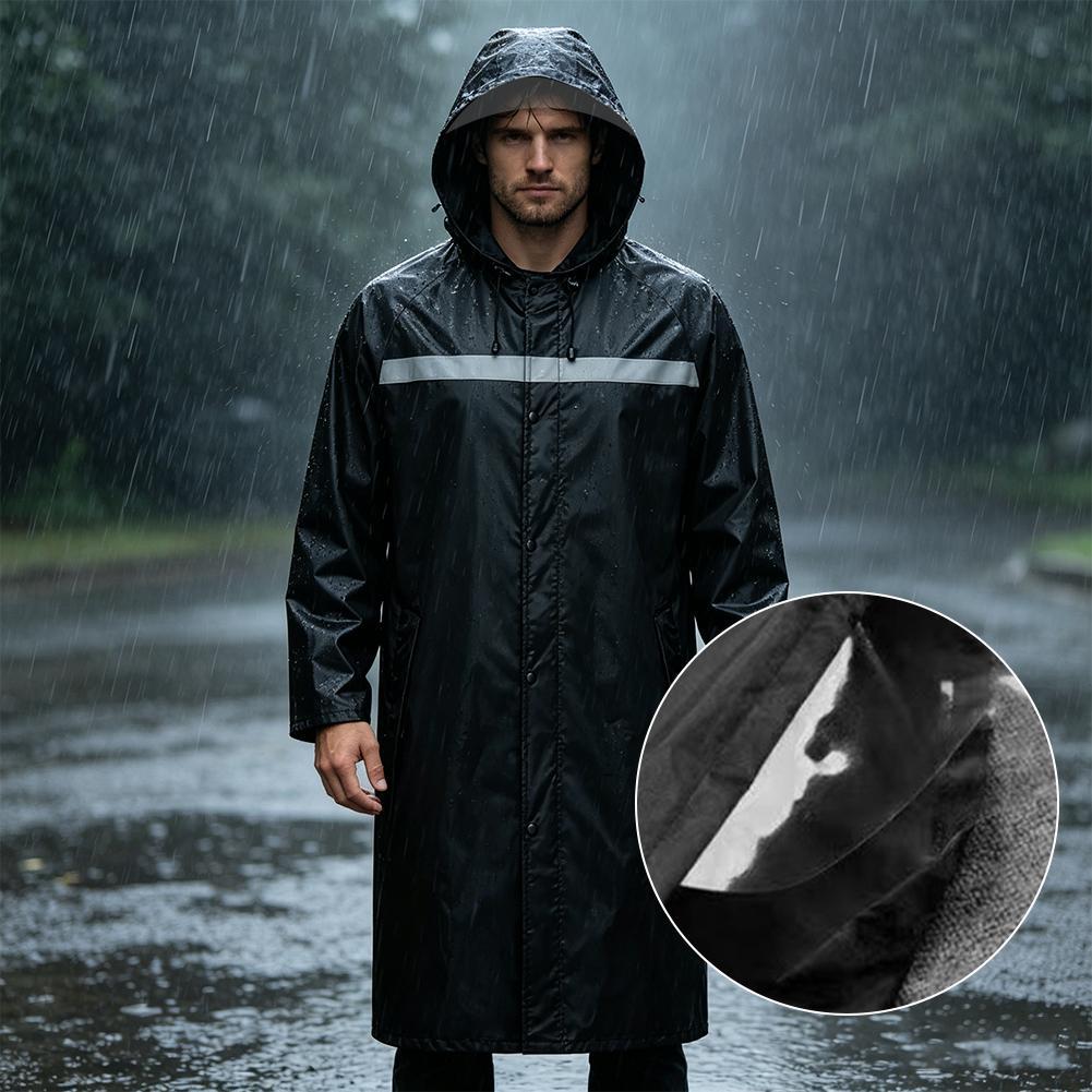 Unisex Full-Body Raincoat with - Cycling Commute Rain บทวิจารณ์และราคา