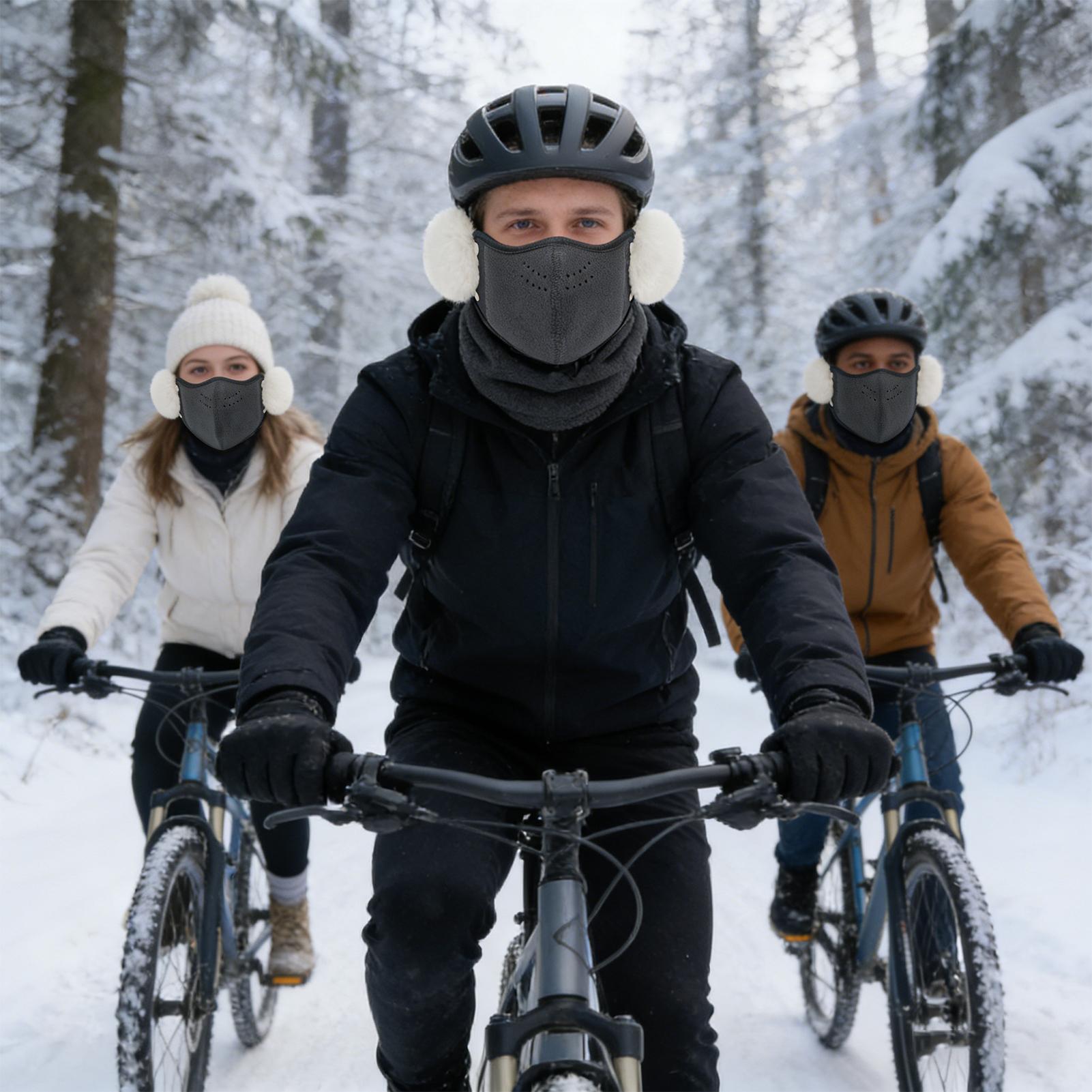 Face Covering For Dust Thermal - Winter Cycling Commute บทวิจารณ์และราคา