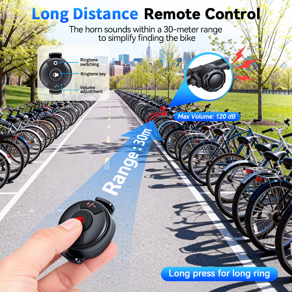 Rockbye Bike Electric Bell Rec - Bell Handlebar Ring บทวิจารณ์และราคา