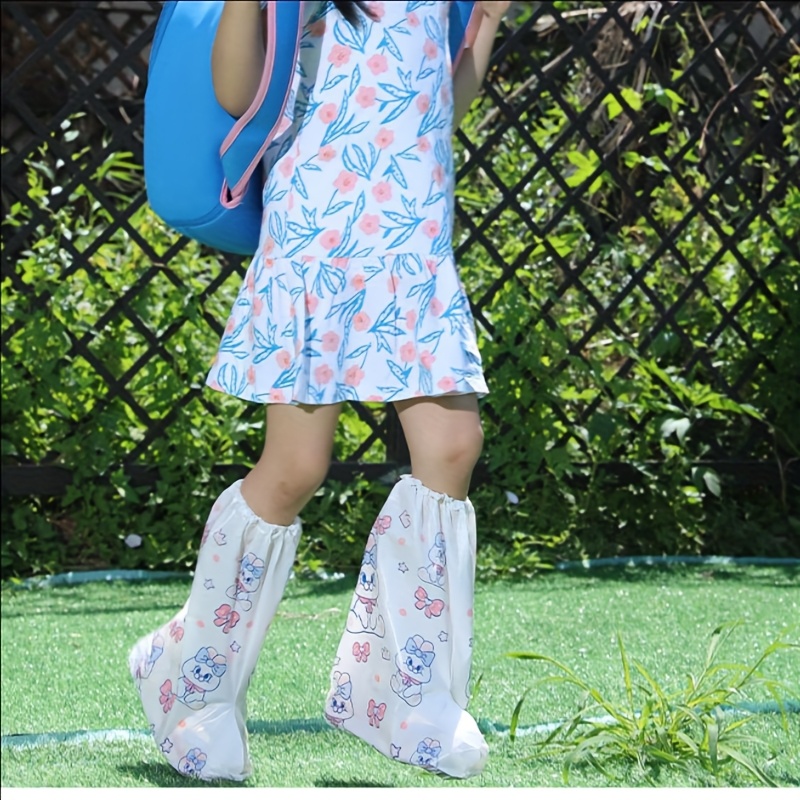 10pc Cartoon Rabbit Shoe Cover - Cycling Shoes For Commute บทวิจารณ์และราคา