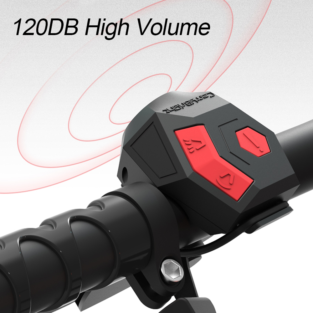 Bike Electronic Horn Bell USB  - Bell Handlebar Ring บทวิจารณ์และราคา