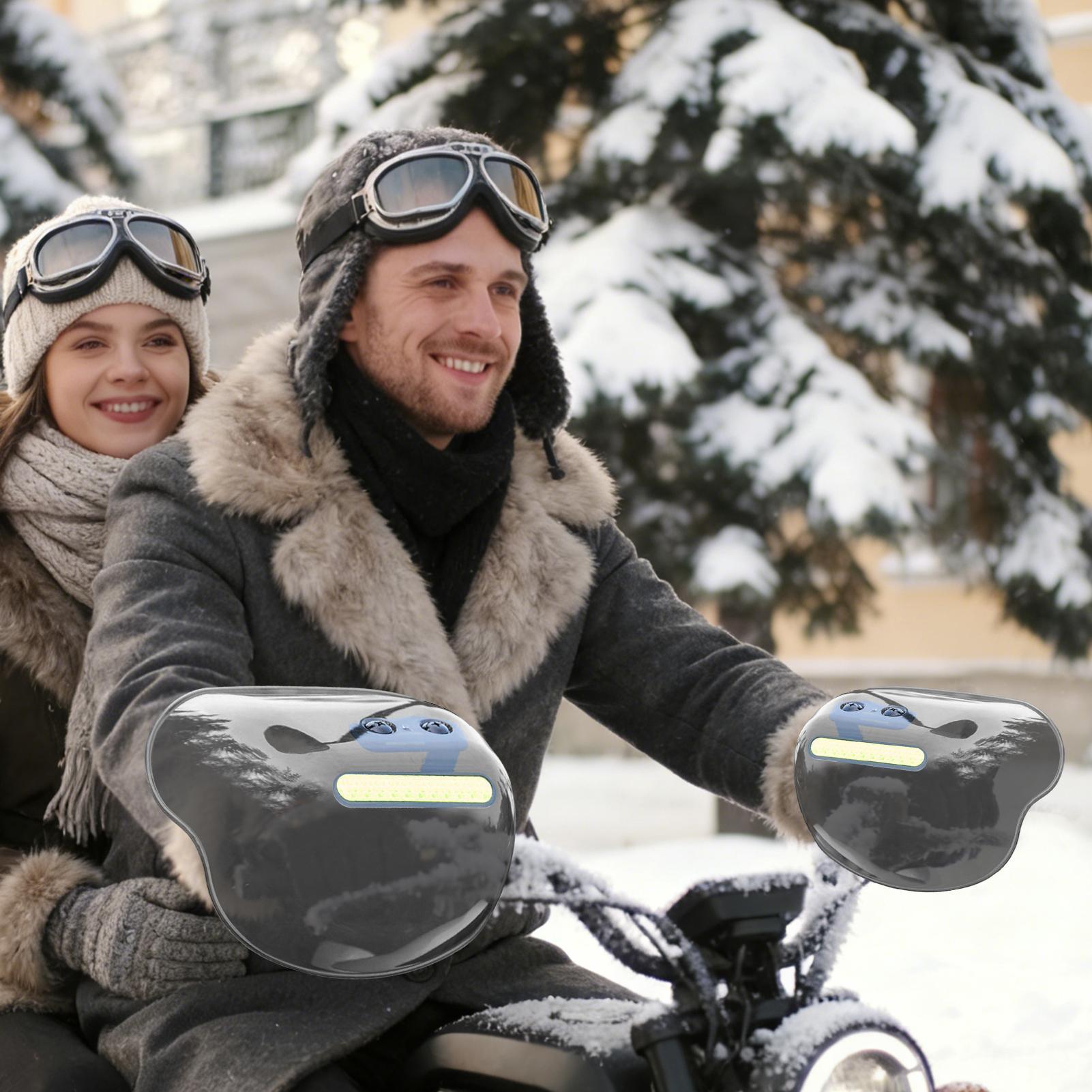 Winter Hand Guard For Scooter  - Winter Cycling Commute บทวิจารณ์และราคา