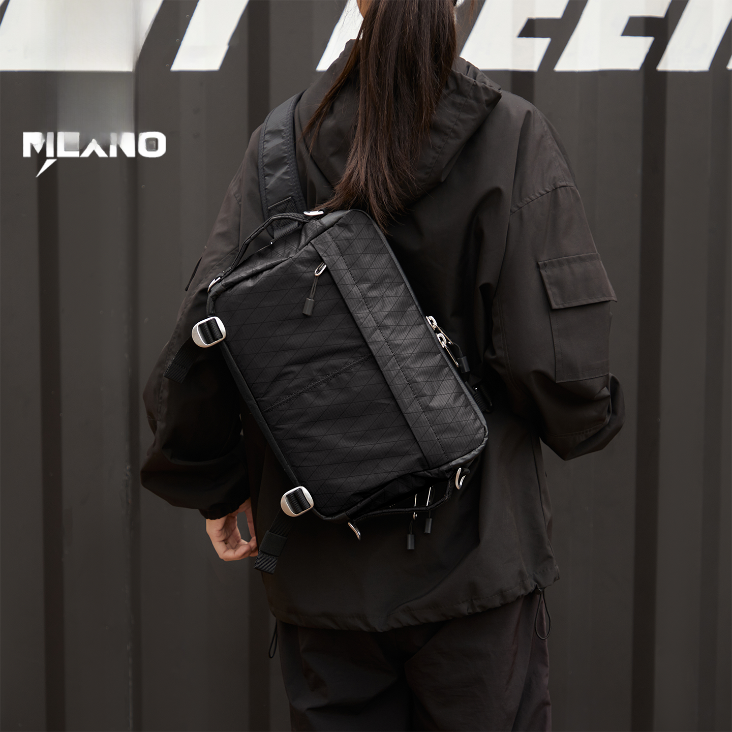 Men's Casual Chest Bag Crossbo - Waterproof Cycling Commute บทวิจารณ์และราคา