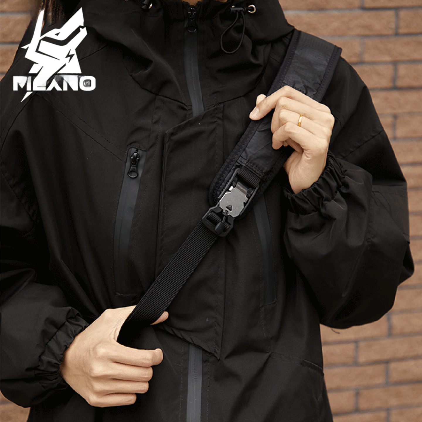 Men's Casual Chest Bag Crossbo - Waterproof Cycling Commute บทวิจารณ์และราคา
