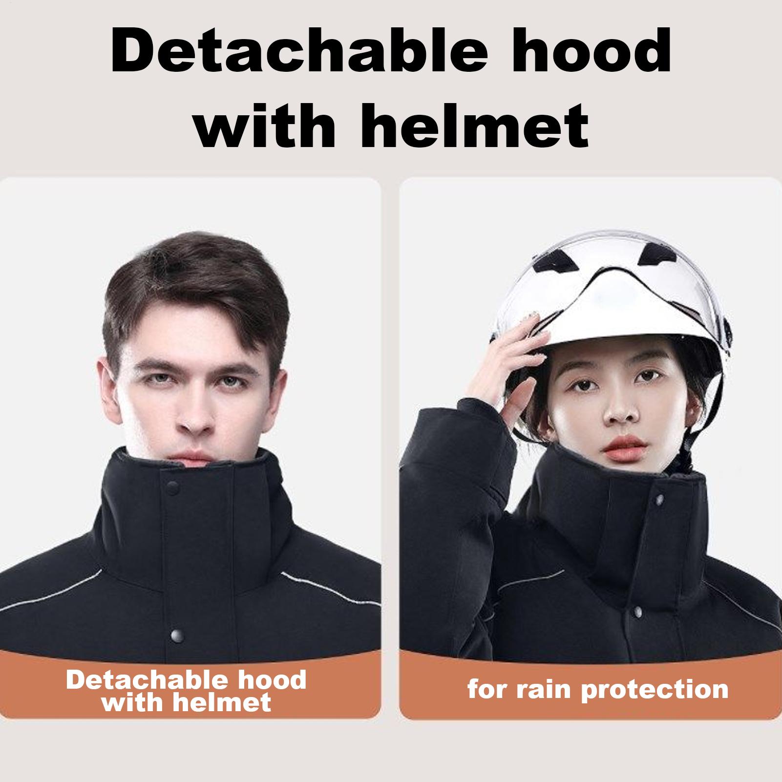 Motorcycle Winter Jacket 4-Poc - Winter Cycling Commute บทวิจารณ์และราคา