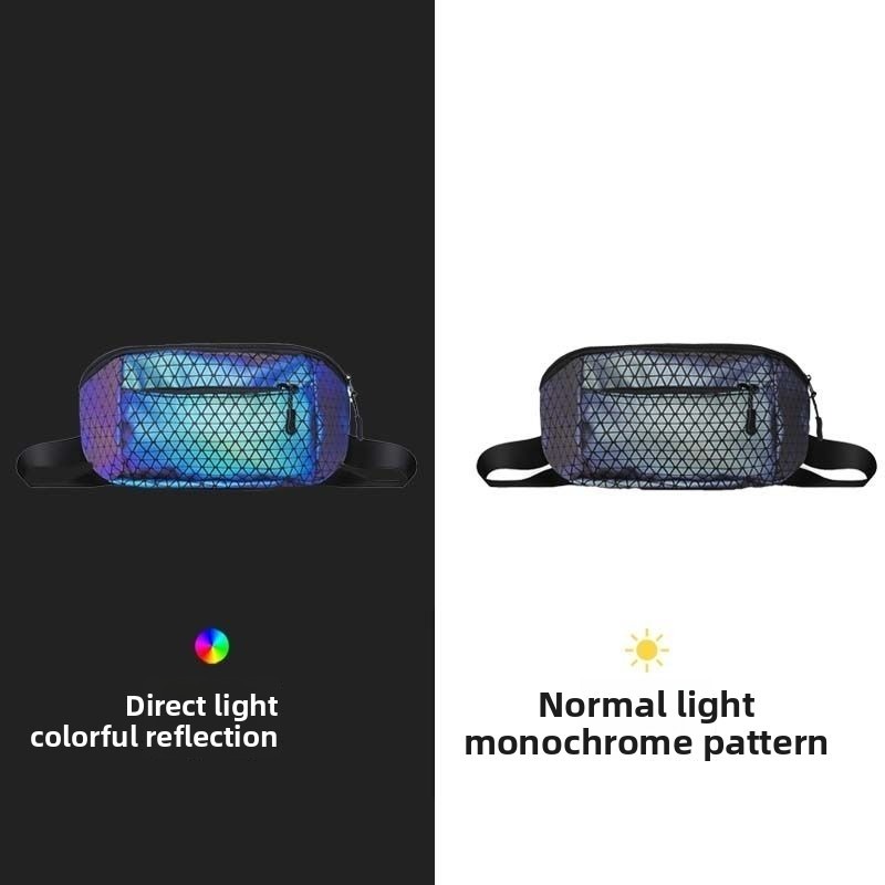 Reflective Crossbody Bag Multi - Cycling Commuter Bag บทวิจารณ์และราคา