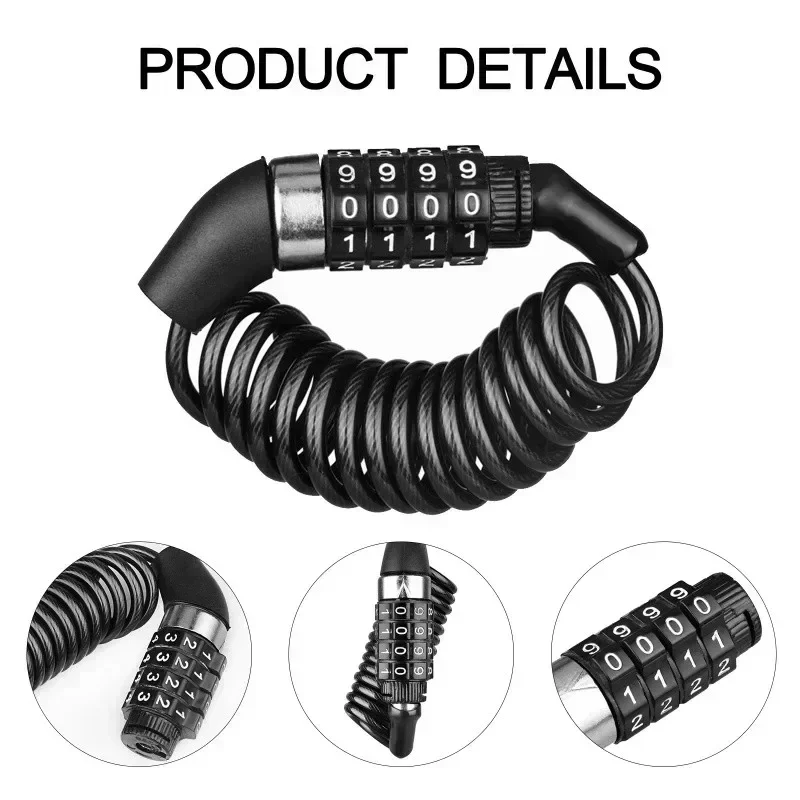 Motorcycle Bicycle Anti-Theft  - Chain Lock Combination บทวิจารณ์และราคา