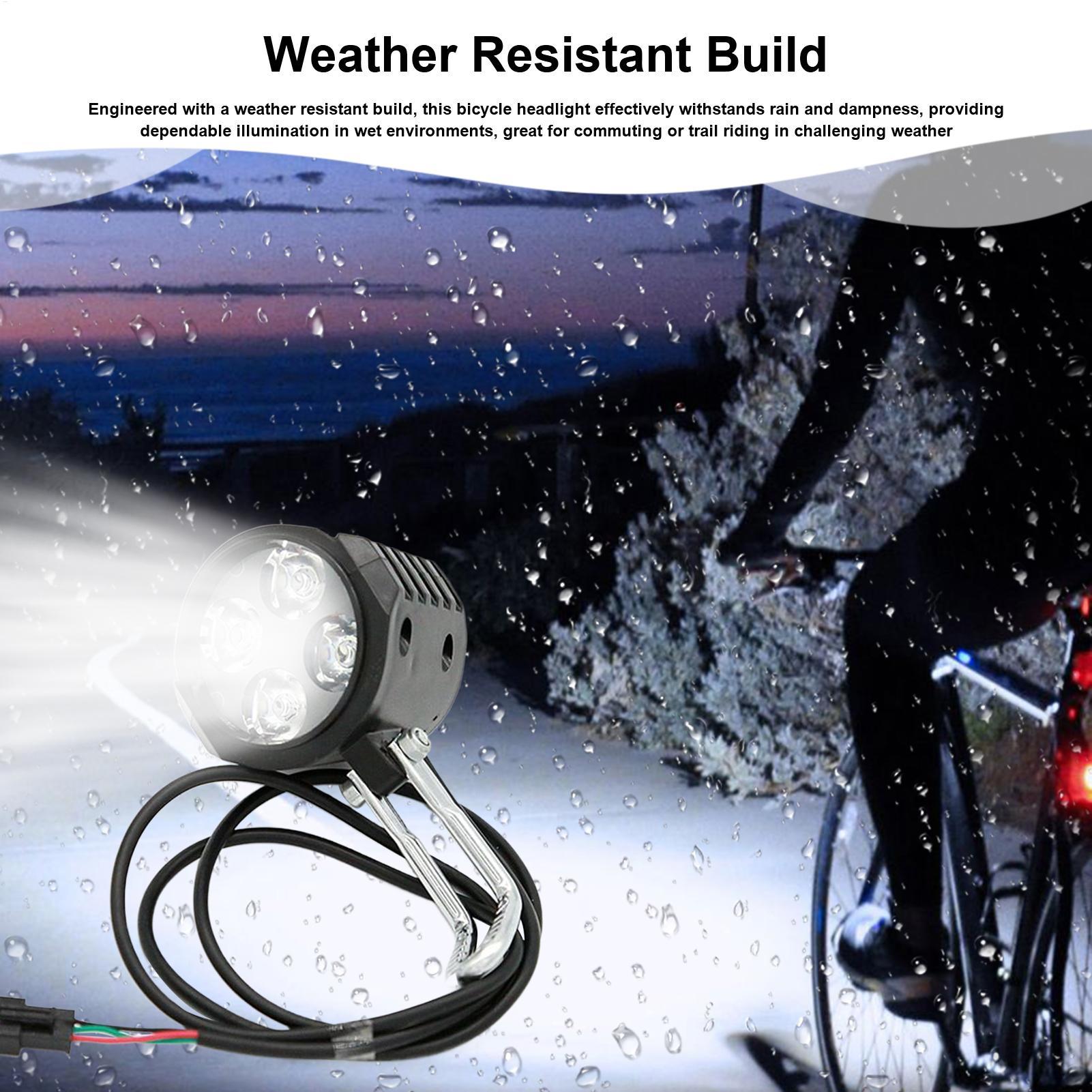 Bike Front Light Horn Design C - Waterproof Cycling Commute บทวิจารณ์และราคา