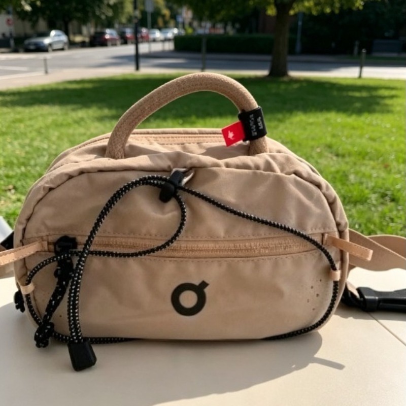 Trendy Nylon Small Square Bag  - Cycling Commuter Bag บทวิจารณ์และราคา