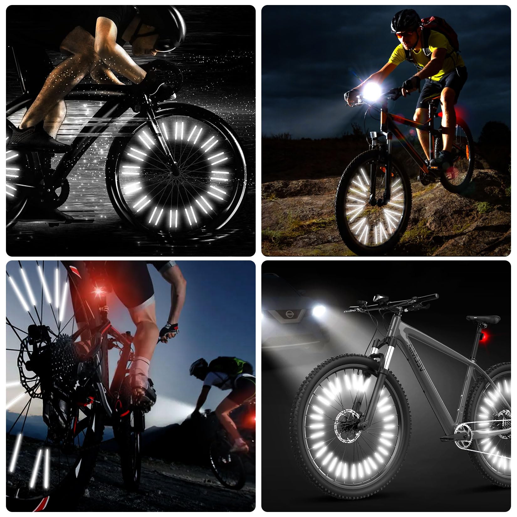 Bike Spoke Reflectors Set - 36 - Spoke Reflector Set บทวิจารณ์และราคา