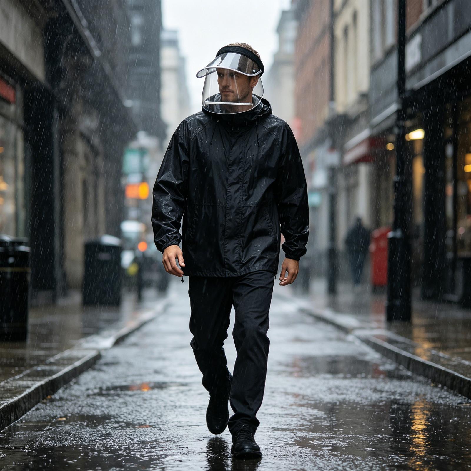 Rainproof Face Shield Clear Wi - Cycling Commute Rain บทวิจารณ์และราคา