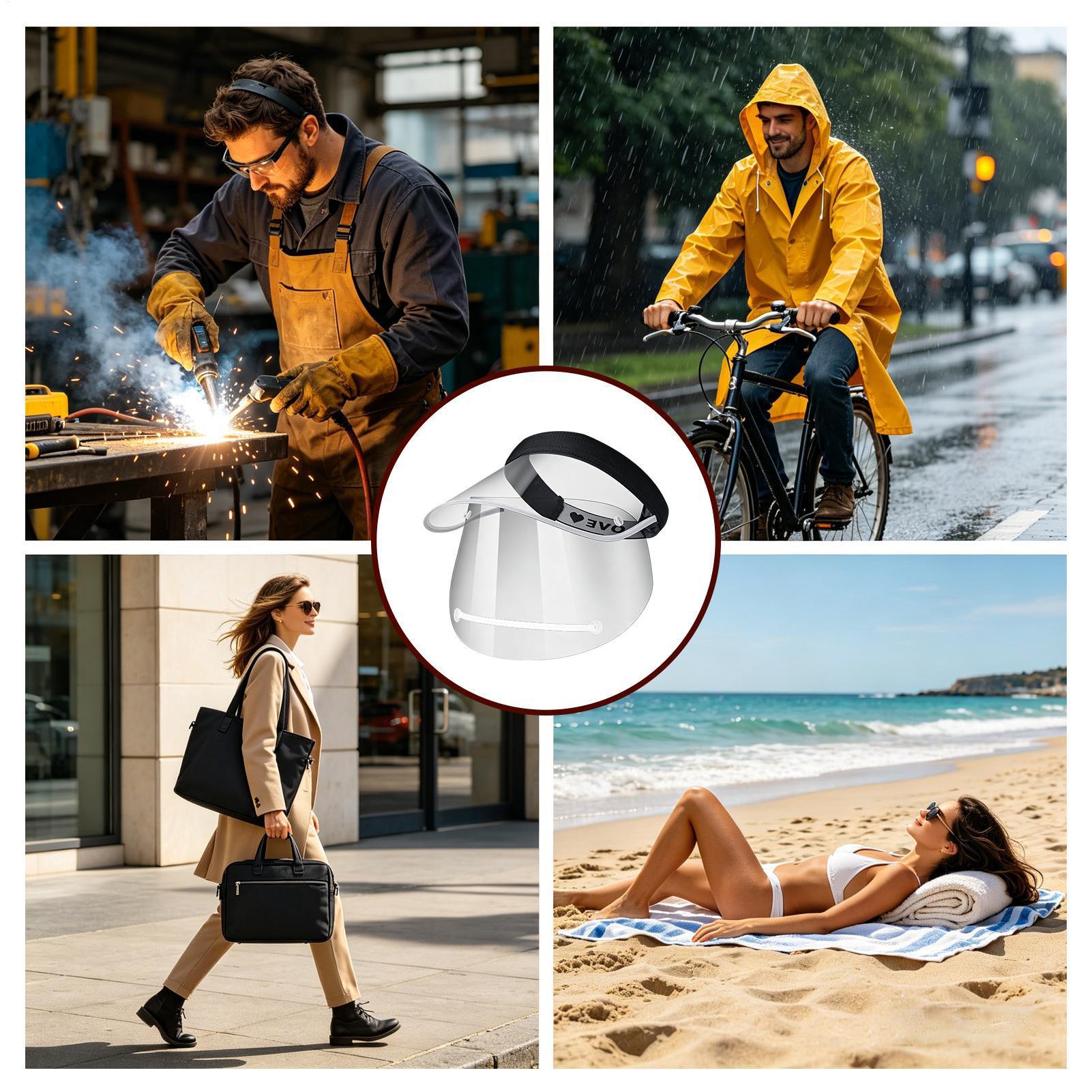 Rainproof Face Shield Clear Wi - Cycling Commute Rain บทวิจารณ์และราคา