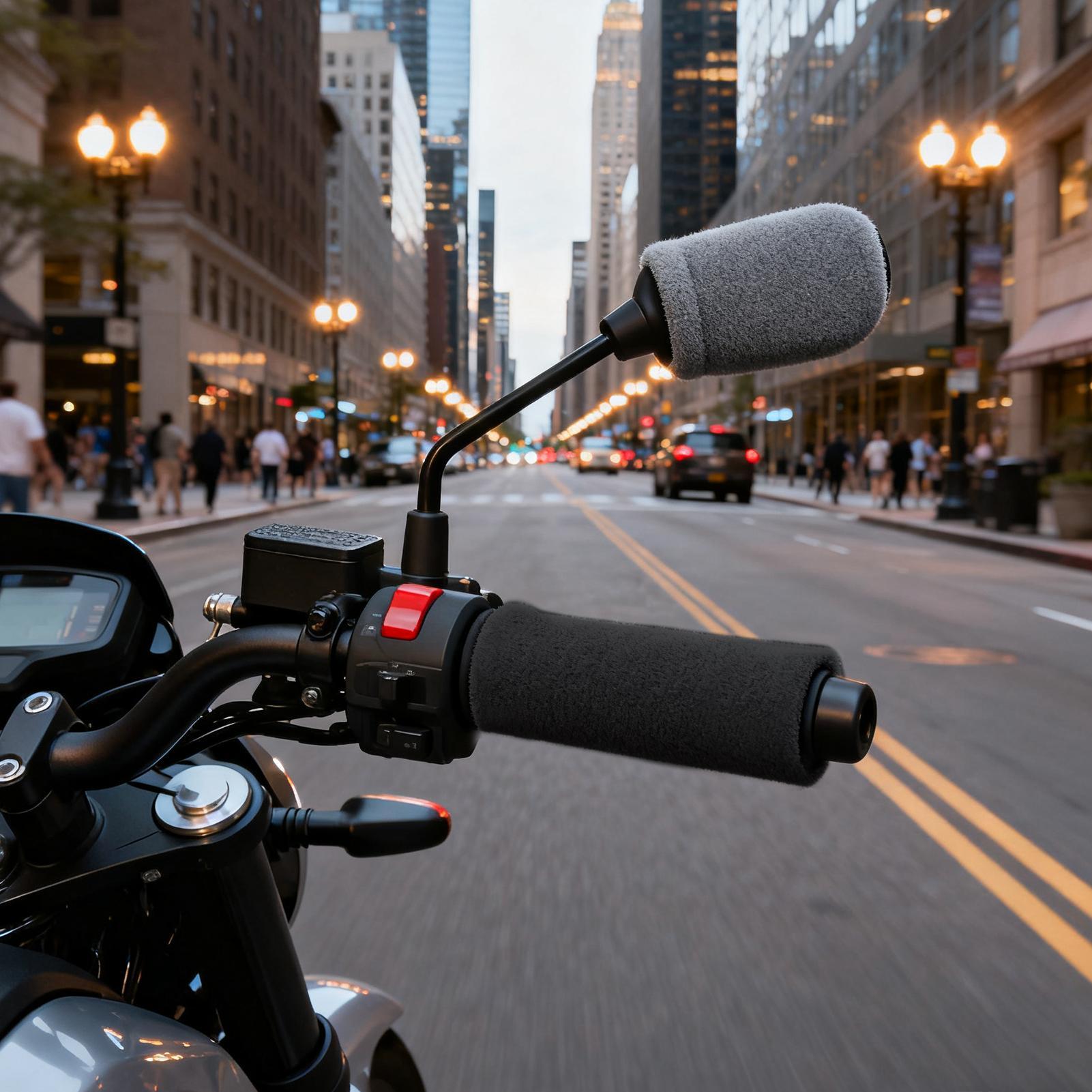 Motorcycle Handle Grip Covers  - Winter Cycling Commute บทวิจารณ์และราคา