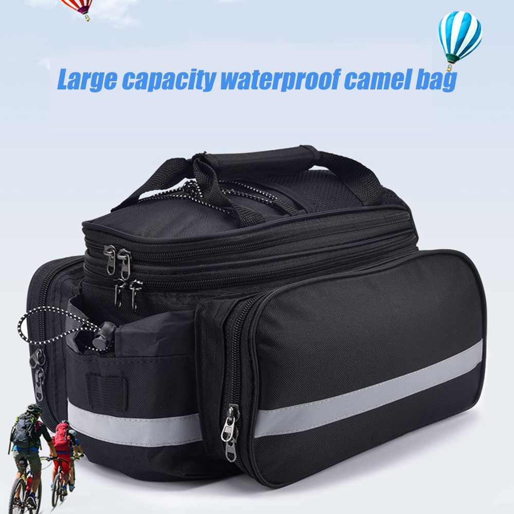 1pcs Bicycle Trunk Bag Bike Re - Cycling Commute Rain บทวิจารณ์และราคา