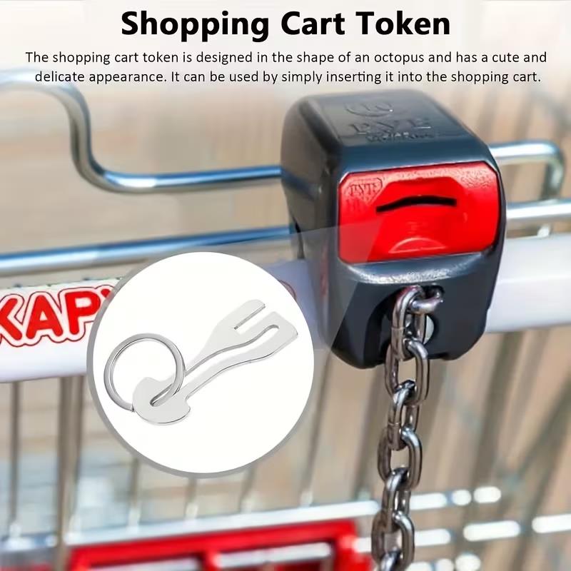 2pcs Reusable Shopping Cart To - Chain Lock Combination บทวิจารณ์และราคา