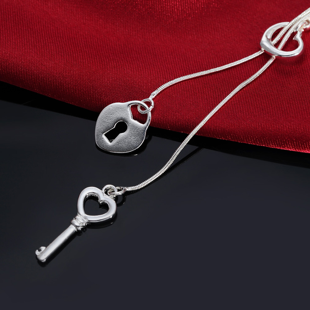fine 925 Sterling Silver  roma - Chain Lock Combination บทวิจารณ์และราคา