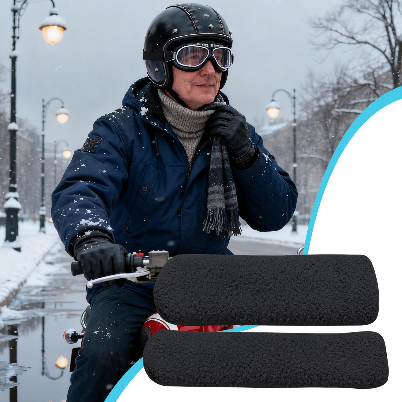 Motorcycle Handlebar Covers St - Winter Cycling Commute บทวิจารณ์และราคา