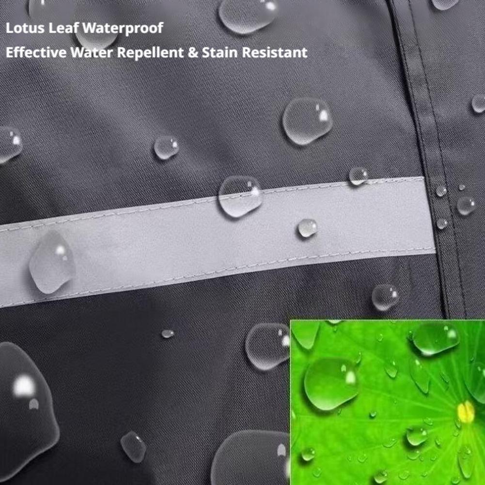 Waterproof Hooded Rain Poncho, - Cycling Commute Rain บทวิจารณ์และราคา