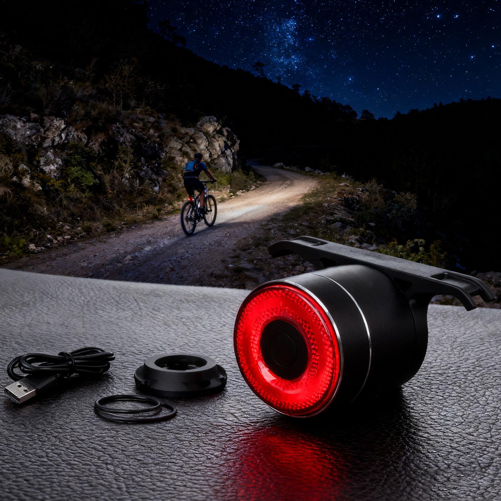 Bike Rear Light Smart Bike Tai - Cycling Commuting บทวิจารณ์และราคา