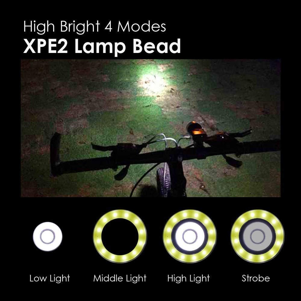 LED Waterproof Rechargeable Bi - Waterproof Cycling Commute บทวิจารณ์และราคา