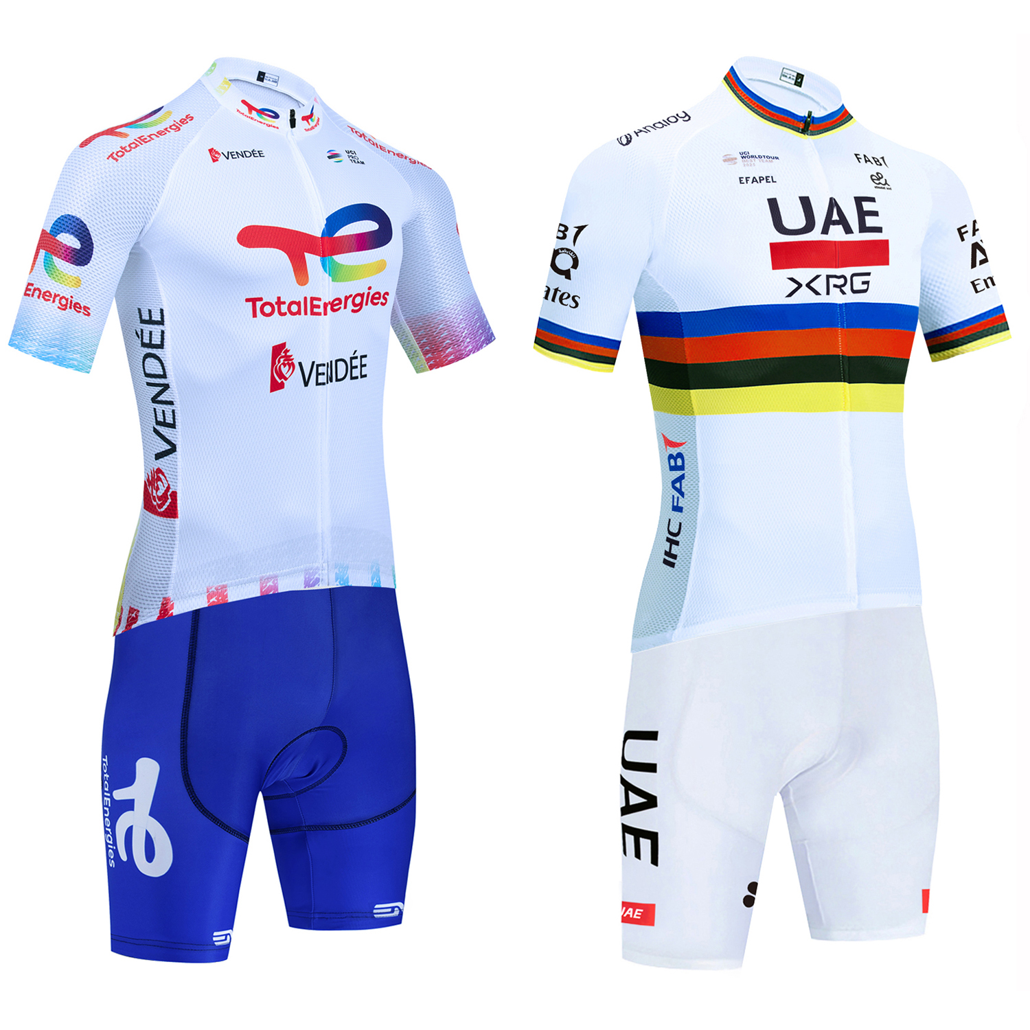 New UAE Cycling Jersey White T - Cycling Commuter Shorts บทวิจารณ์และราคา