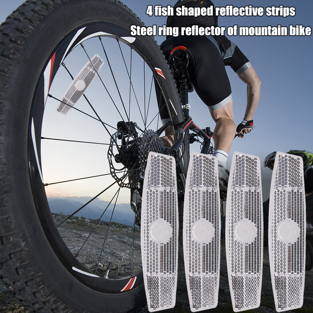 4PCS/Set Bike Spoke Reflectors - Spoke Reflector Set บทวิจารณ์และราคา