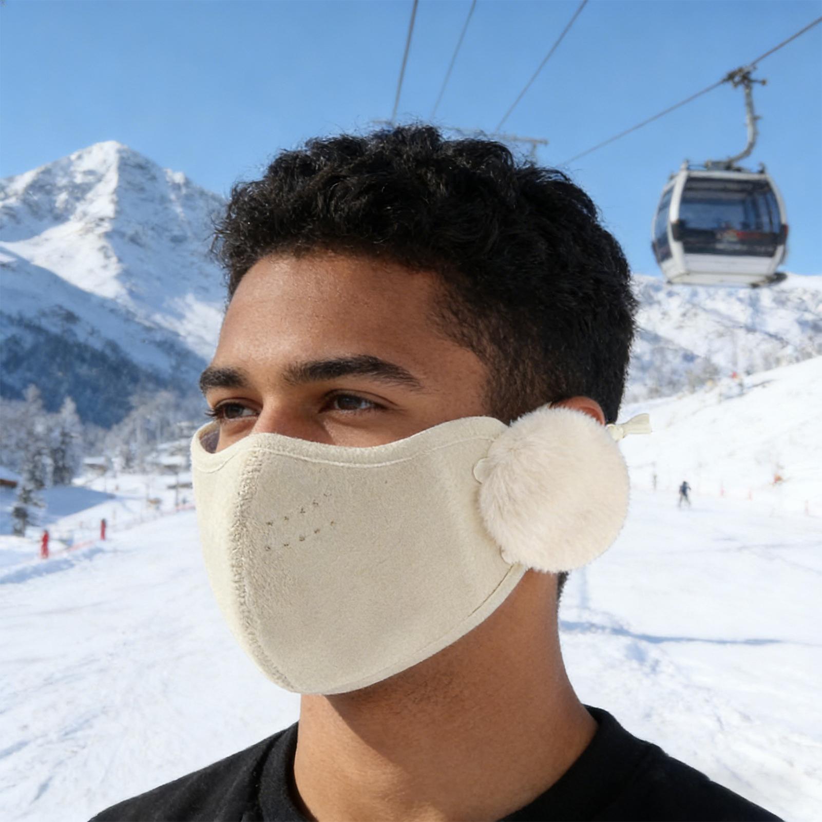 Face Mouth Cover Windproof Thi - Winter Cycling Commute บทวิจารณ์และราคา