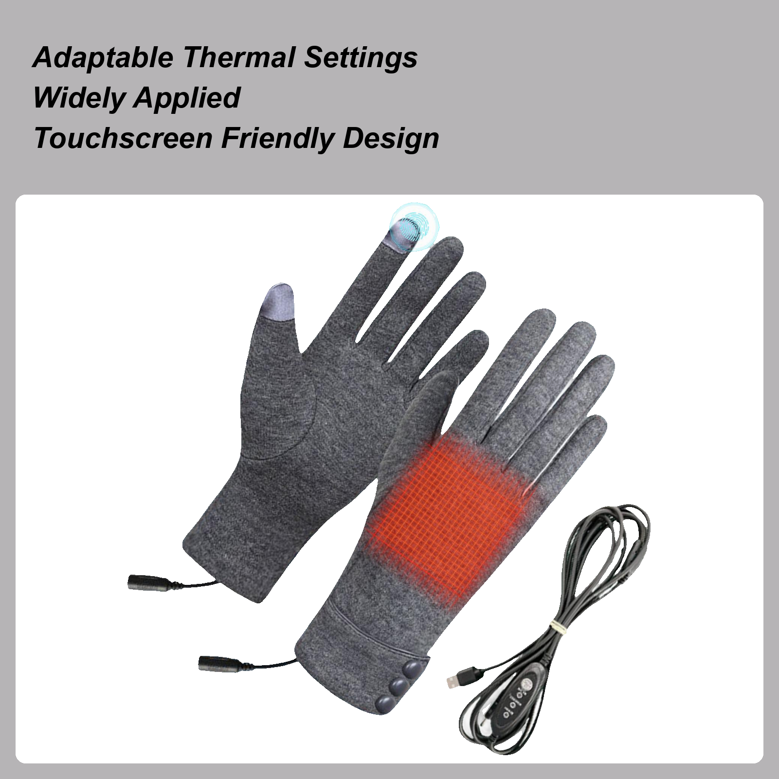 Heating Gloves 3-level USB Win - Winter Cycling Commute บทวิจารณ์และราคา