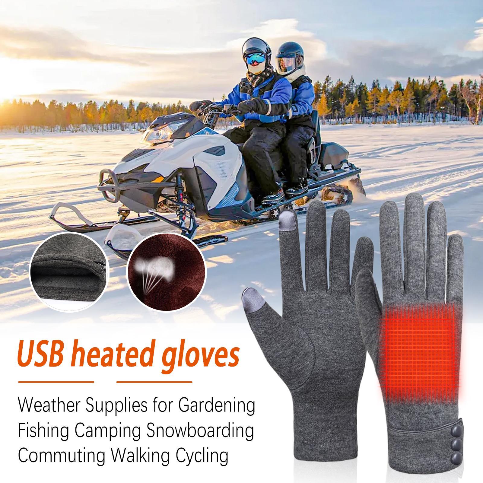 Heating Gloves 3-level USB Win - Winter Cycling Commute บทวิจารณ์และราคา