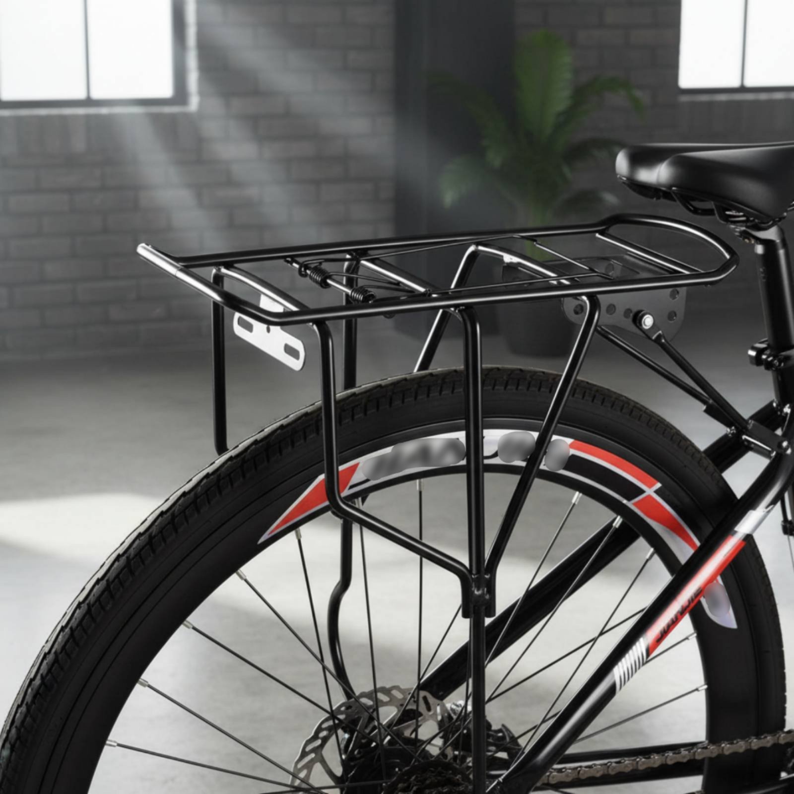 Cycle Rear Rack Sturdy Constru - Cycling Commuting บทวิจารณ์และราคา