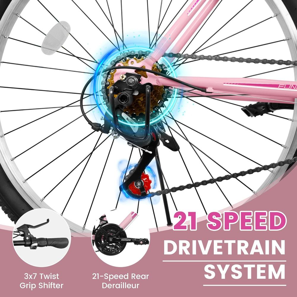 21-Speed 24/26 Inch Women's Mo - Cycling Commuting บทวิจารณ์และราคา