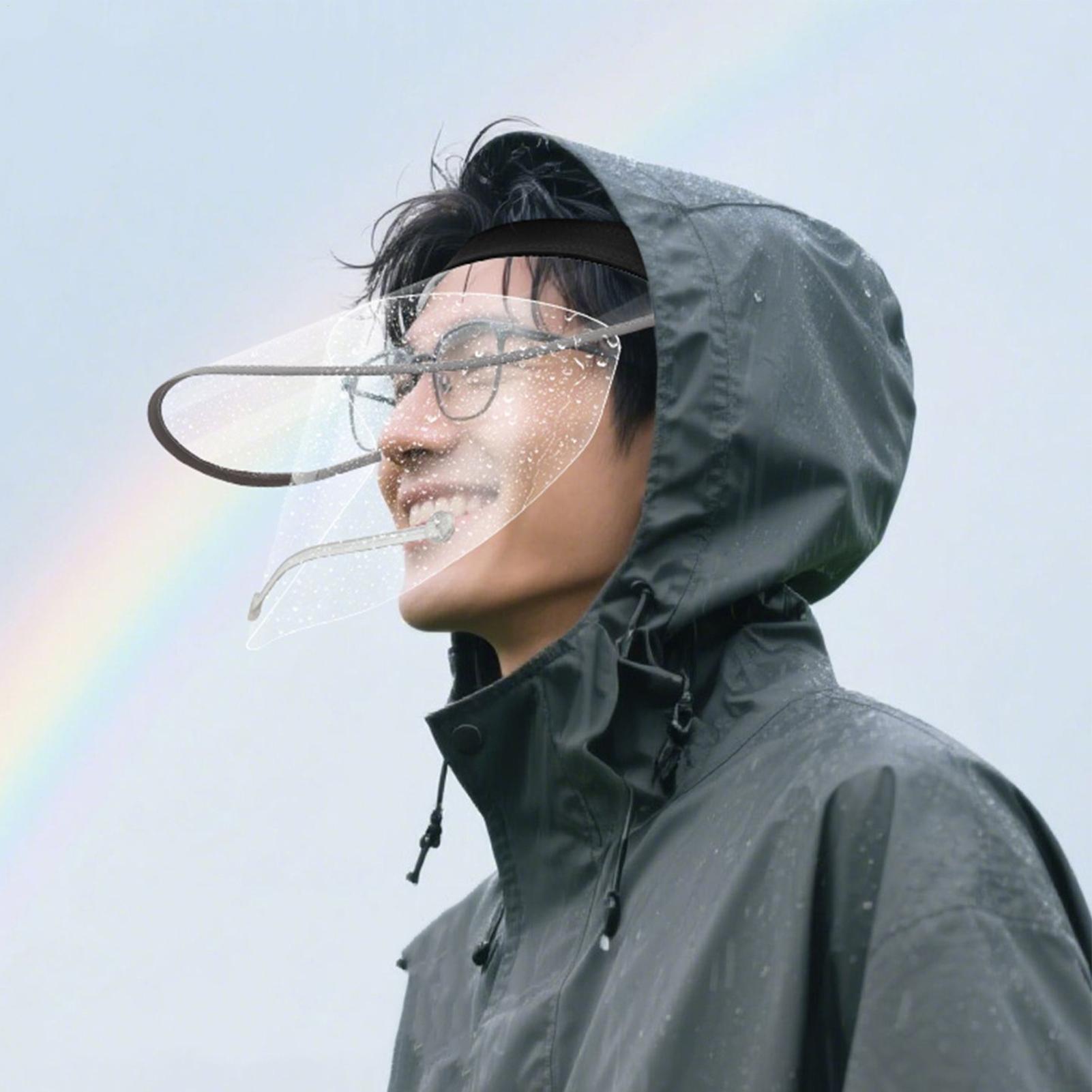 Rain Face Cover With Elastic H - Cycling Commute Rain บทวิจารณ์และราคา
