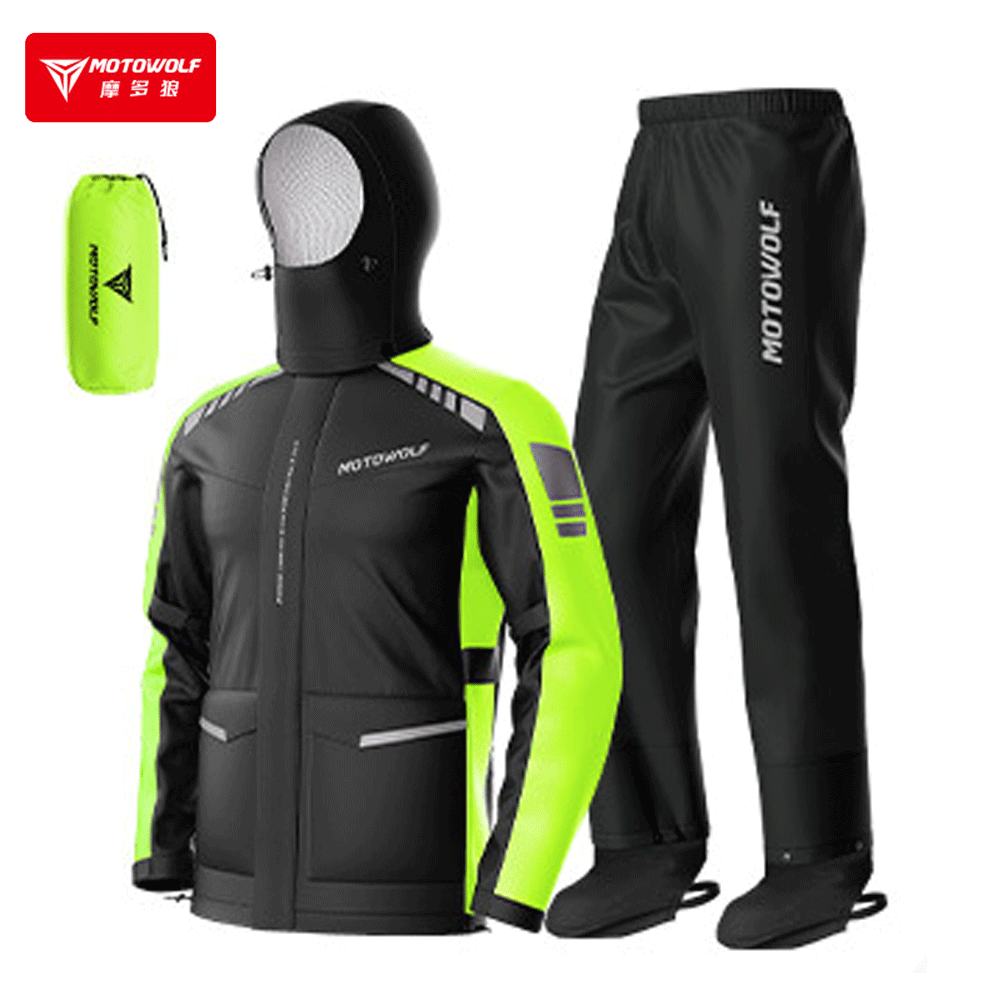 Rain Suit Motorcycle Rainwear  - Cycling Commute Rain บทวิจารณ์และราคา