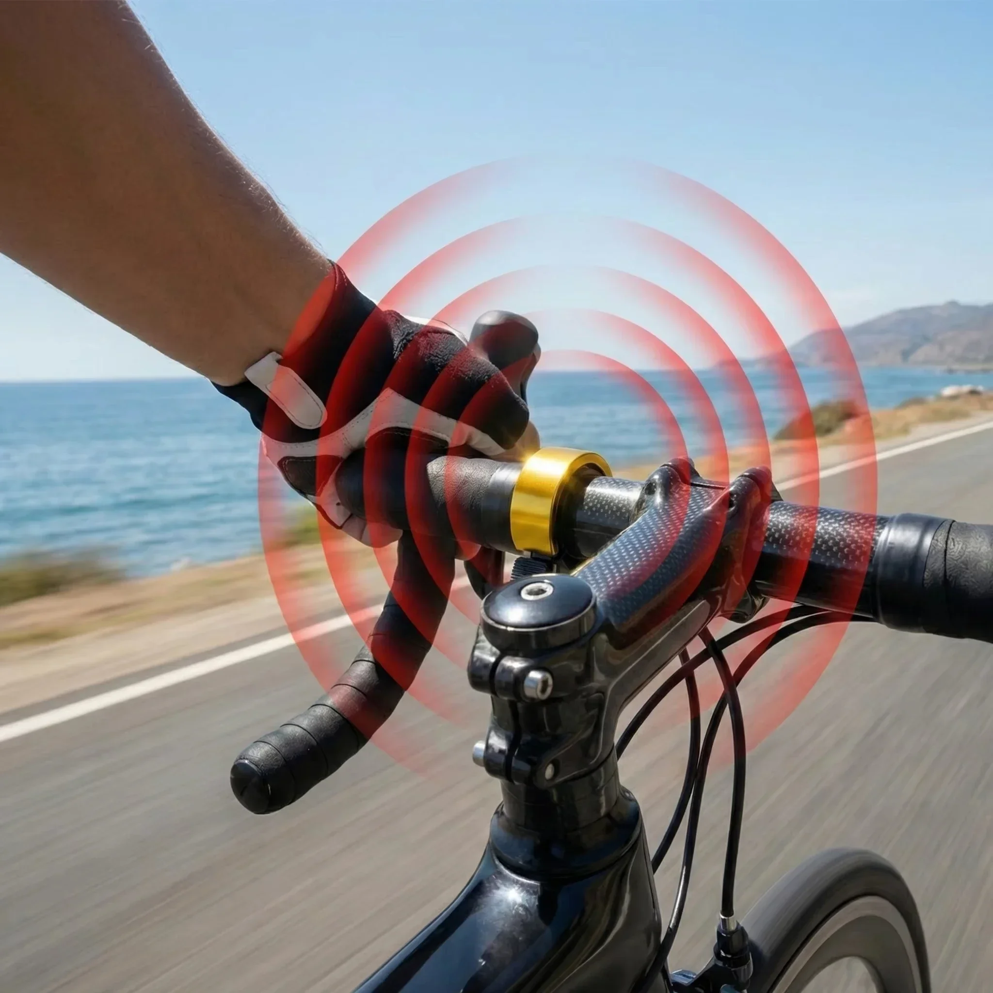 Bicycle Bell MTB Bicycle Horn  - Bell Handlebar Ring บทวิจารณ์และราคา