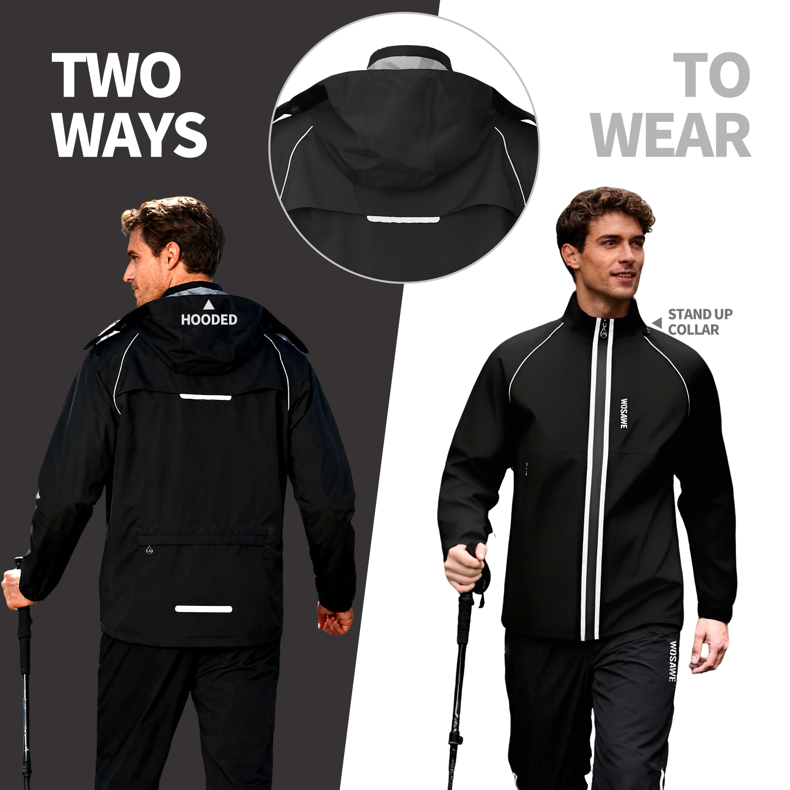 WOSAWE Reflective Motorcycle R - Cycling Commute Rain บทวิจารณ์และราคา