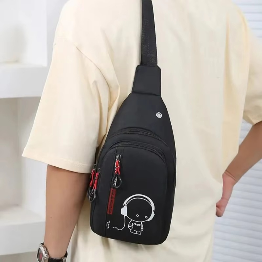 Glow Men's Chest Bag Large Cap - Waterproof Cycling Commute บทวิจารณ์และราคา