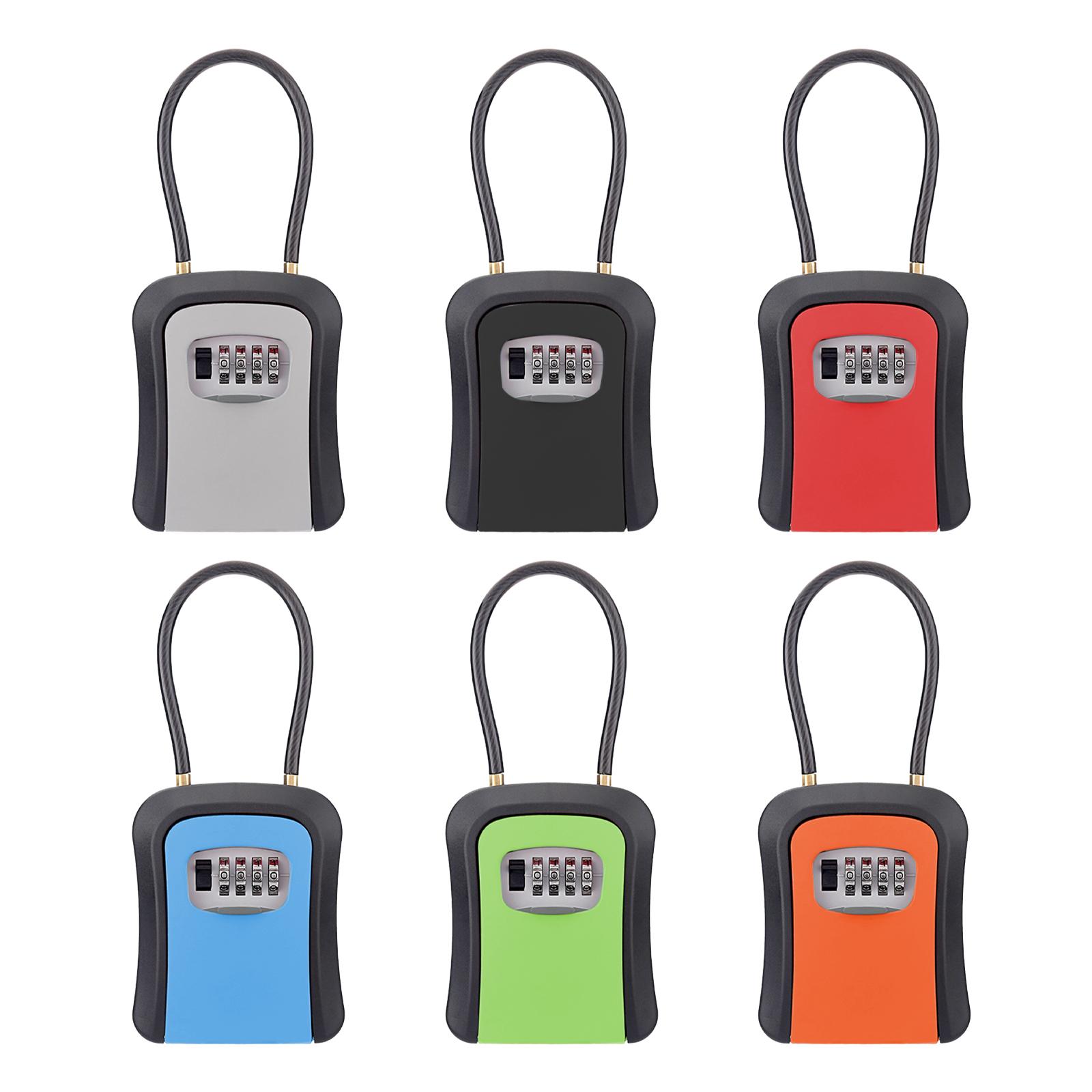 Key Lock Box Key Security Box  - Chain Lock Combination บทวิจารณ์และราคา